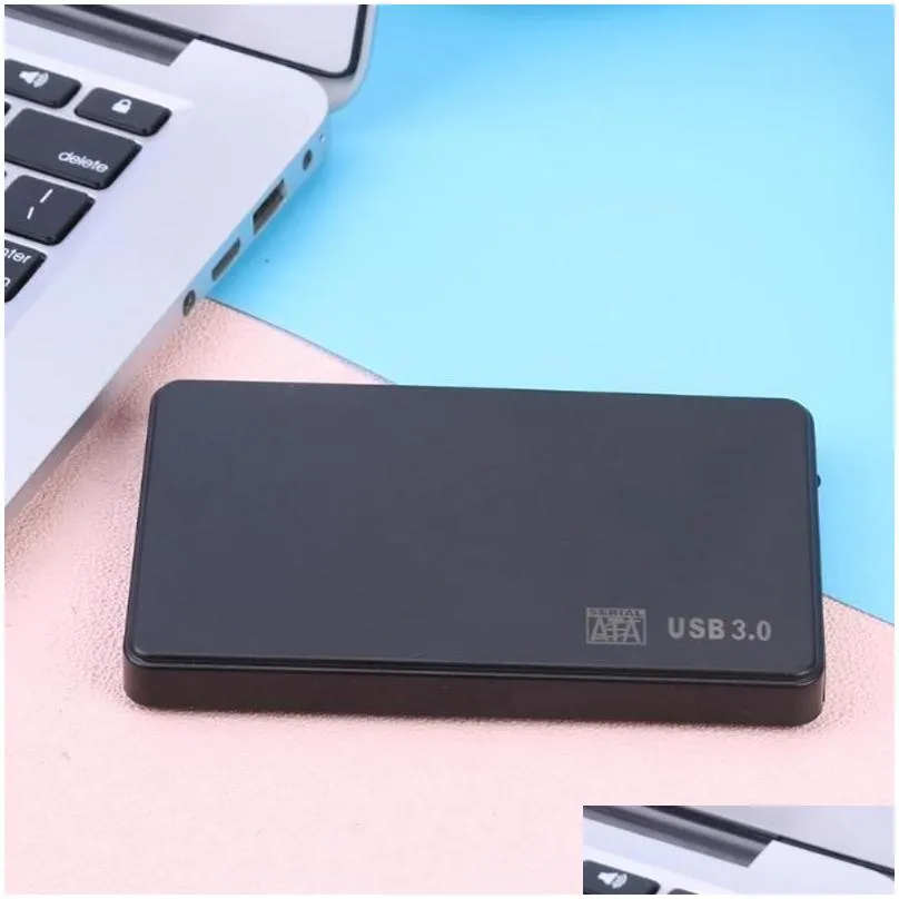 External Hard Drives 2.5 Inch Sata To USB 3.0 2.0 Adapter HDD SSD Box 5 6Gbps Support 2TB Drive Enclosure Disk Case For WIndowsss