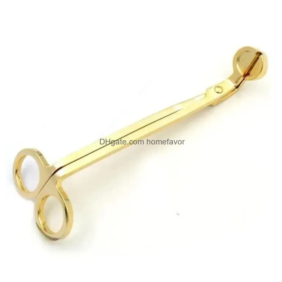 stainless steel snuffers candle wick trimmer rose gold candle scissors cutter trimmer oil lamp trim scissor cutter b1124