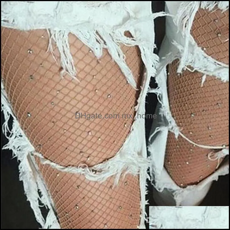 girls summer fishnet diamond pantyhose fashion shiny net tights rhinestone mesh nylon stockings tights sox 3 colors