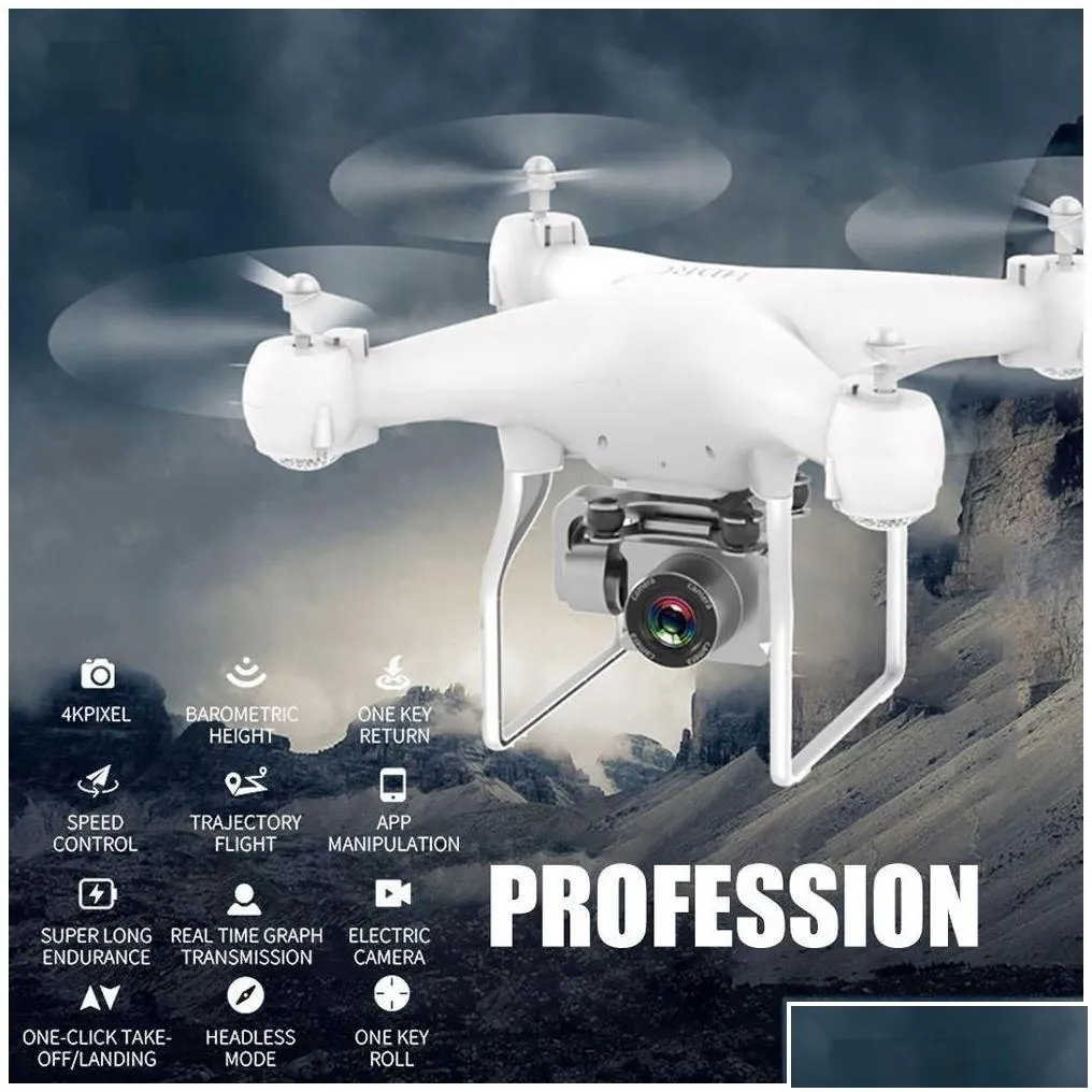 electric/rc aircraft rc drone quadcopter uav with camera 4k professional wideangle aerial pography long life remote control fly wing