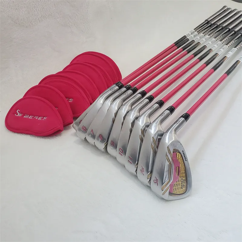Women Golf Clubs 4Star Honma BERES S-06 Golf Irons Set 5-11 A S Irons L Flex Graphite Shaft and Headcover