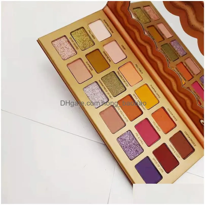  pumpkin eyeshadow palette makeup 18 color classic colors eye shadow pumpkin spice eyeshadow shimmer matte palette high quality