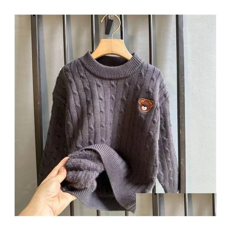 2023childrens Pure Cotton Round Neck Sweatshirt Autumn Boys and Girls Loose Thin Sweater Fashion kids Long Sleeve Top hoodie 100-140cm