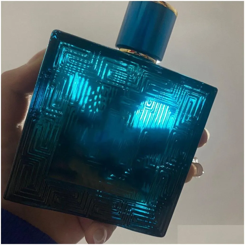 Luxury Brand Eros Men`s perfume 100ml Blue eau de toilette Long Lasting fragrance Spray premeierlash fast ship