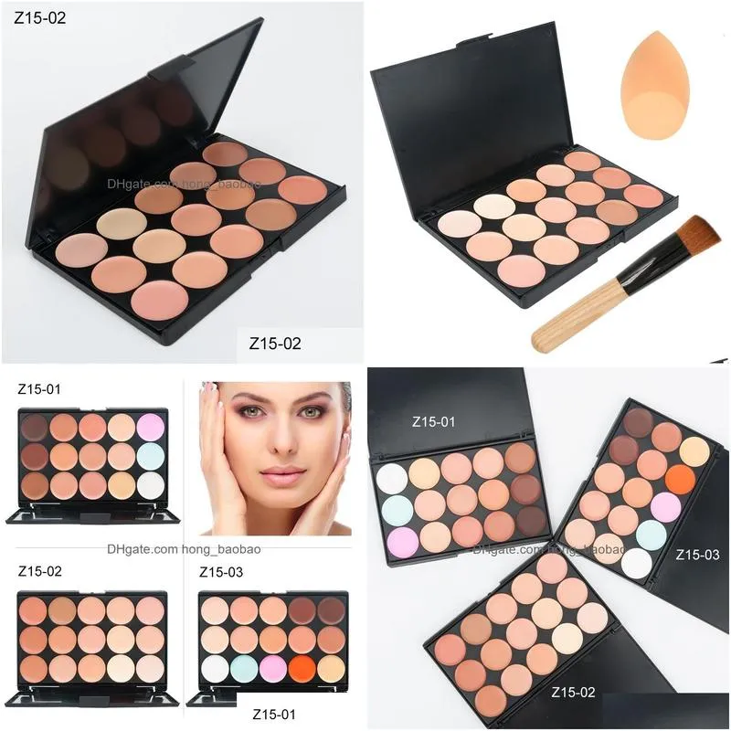 concealer 15 colors face camouflage cream contour palette maquillaje profesional foundation paleta 230809