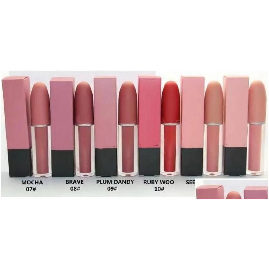 12 pcs waterproof lip gloss cosmetics Twelve different colors Best-Selling good sale Lowest Makeup