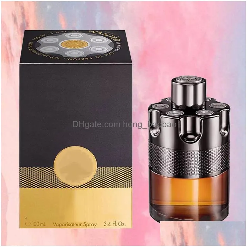 100ml spary incense us warehouse wanted by night man perfume cologne for men gentleman quickly delivery