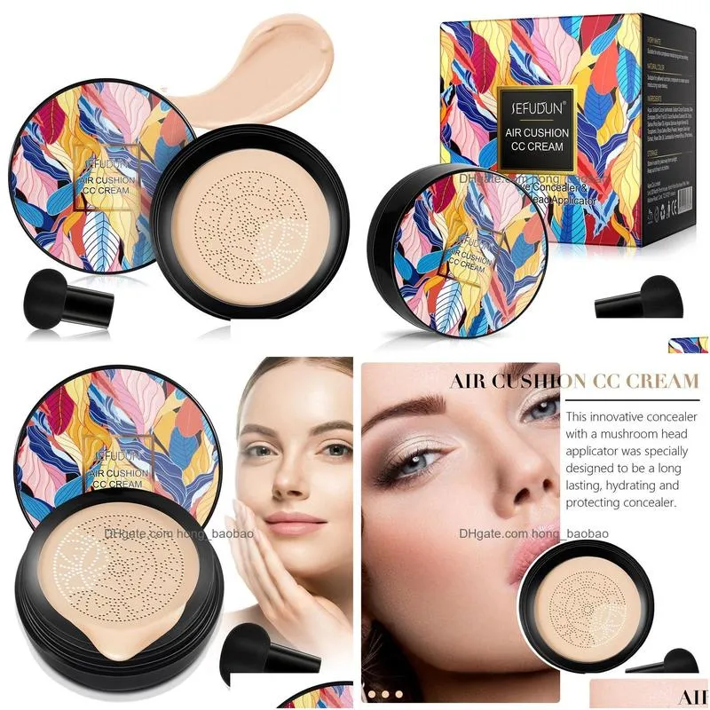  cc cream foundation mushroom cushion beauty cream natural concealer foundation liquid bb cream foundation cream for face