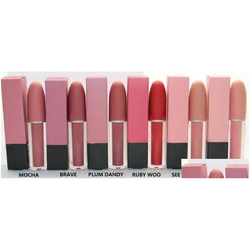 12 pcs waterproof lip gloss cosmetics Twelve different colors Best-Selling good sale Lowest Makeup