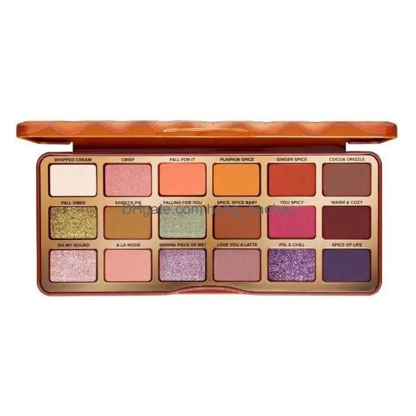  pumpkin eyeshadow palette makeup 18 color classic colors eye shadow pumpkin spice eyeshadow shimmer matte palette high quality