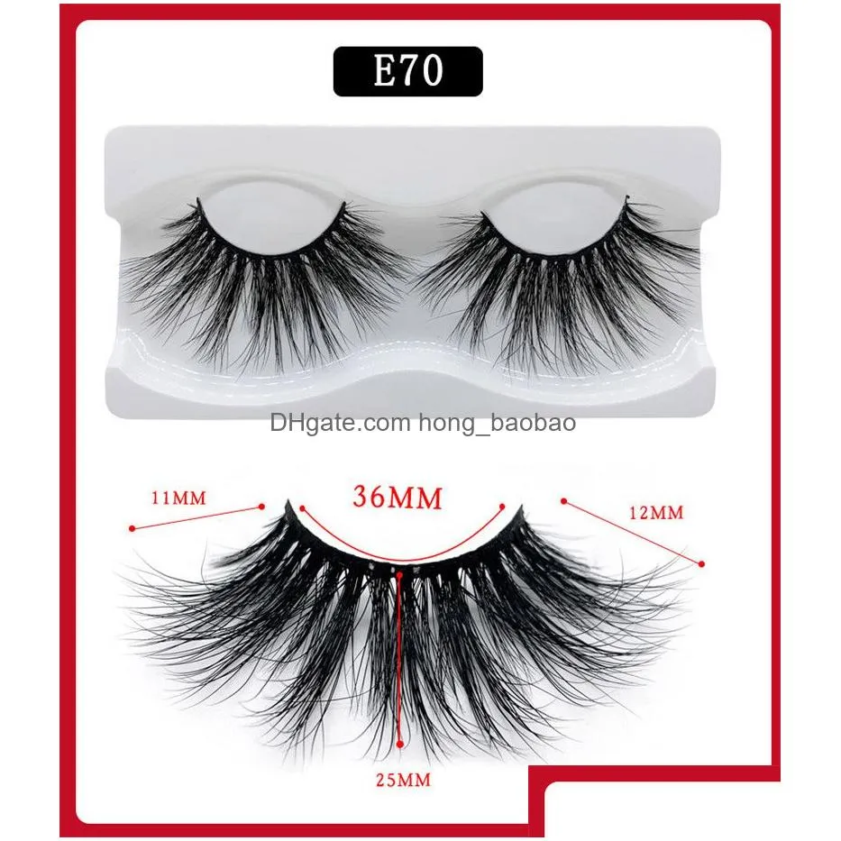  3d mink eyelashes 25mm false eyelashes natural soft eyelash extension big dramatic mink lashes eye makeup tool