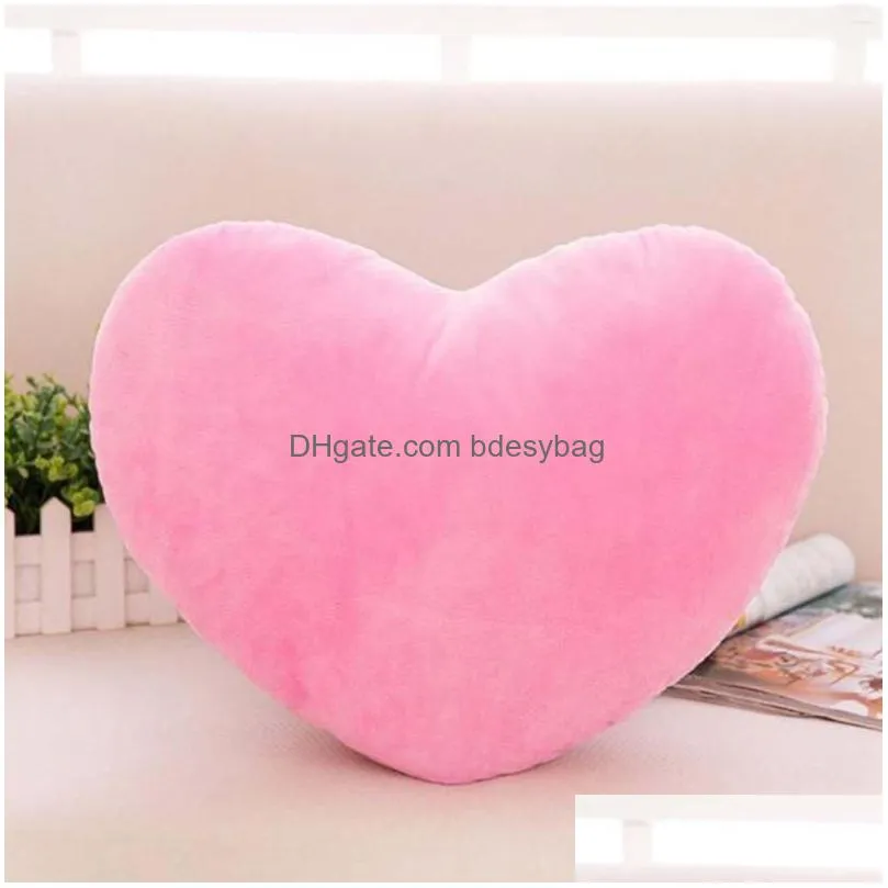 Cushion/Decorative Pillow Pillow Soft Plush Cute Toy For Lover Kids High Quality Sofa Bed Decor Throw Slee Valentine Gift 40 Drop Deli Dhyui