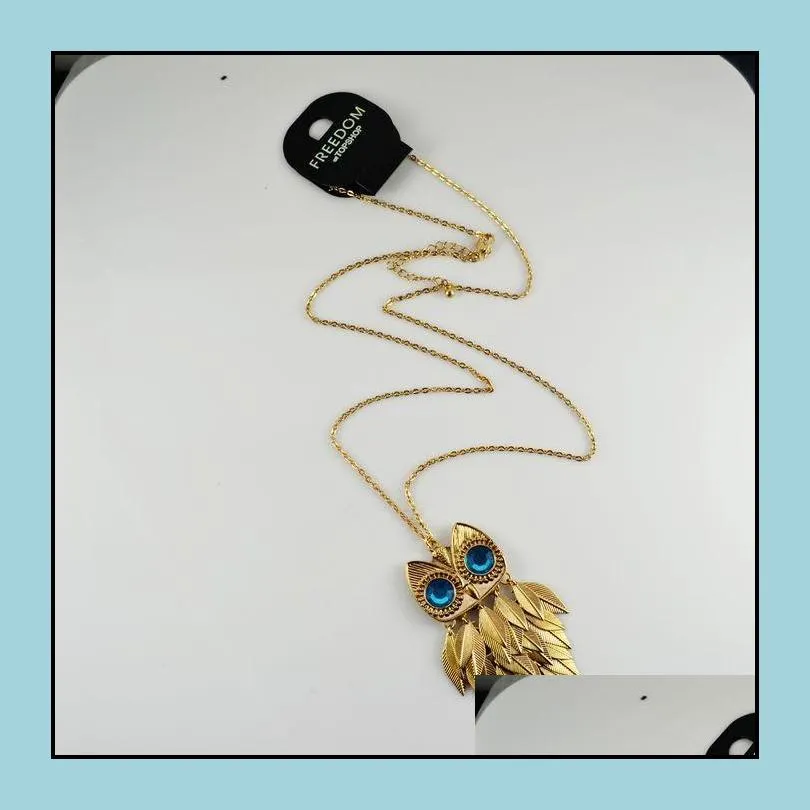 necklace pendants style vintage men women beautifully fashion accessories owl necklace chains necklaces