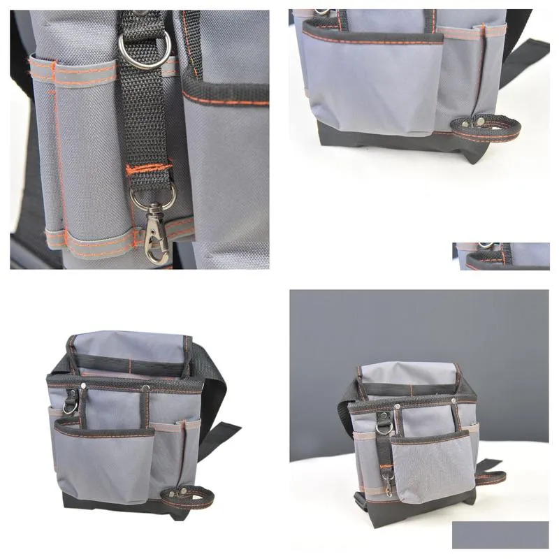 Double layered thickened canvas Oxford cloth multifunctional single shoulder portable toolkit special price wallpaper belt