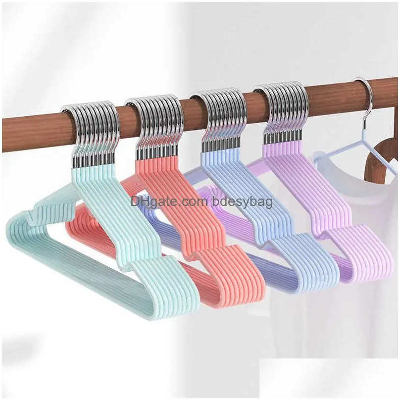 Hangers & Racks Hangers Racks Clothing Rack Non-Slip Plastic Dip Hangerdormitory Household Clothes And Dry Childrens Drying R230720 Dr Dh3Ou