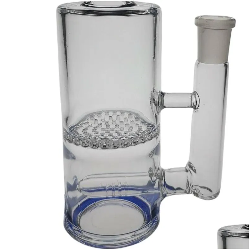 SAML 23-24cm Tall Heavy Glass Bong Hookahs Inline Perc Water pipes Dab rig Honeycomb Bubbler joint size 14.4mm And 18.8mm PG3056