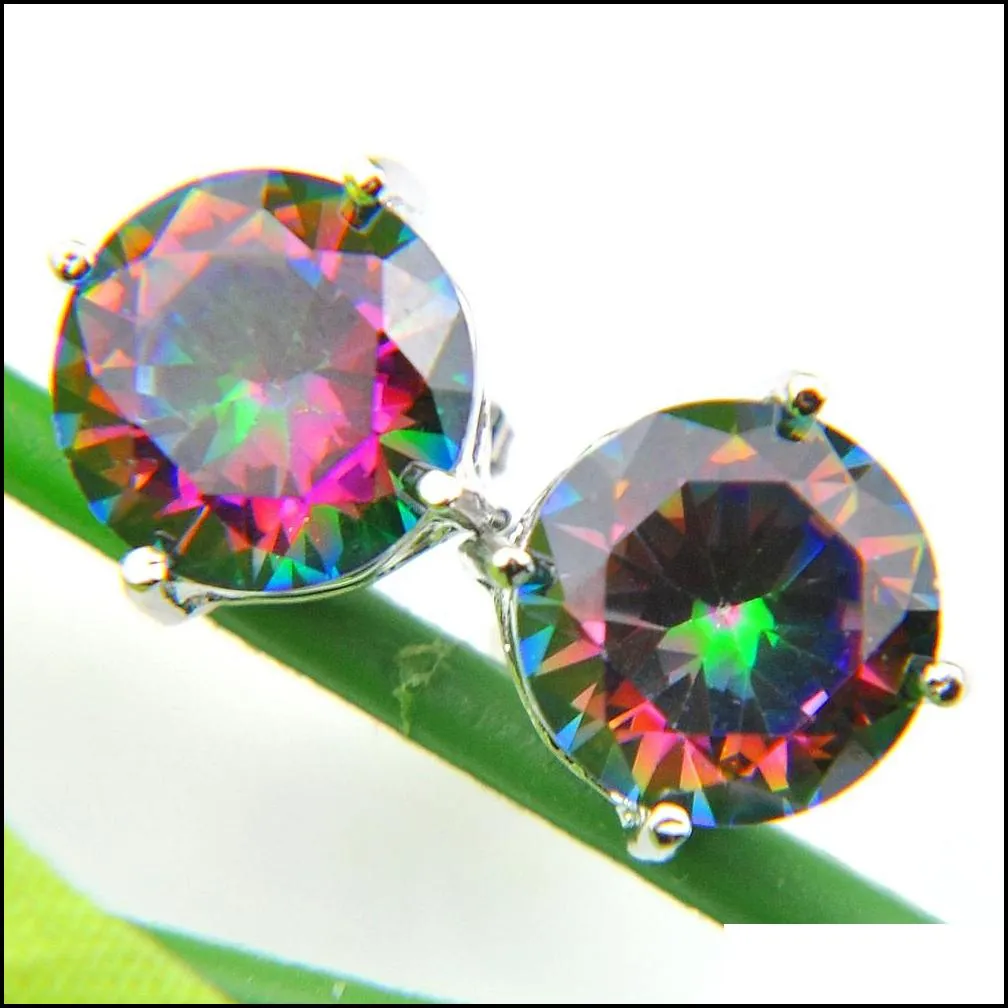 Other Jewelry Sets Korean High-Grade Fashion Jewelry Set Earrings Rings Mystic Topaz - Z00003 Drop Delivery Jewelry Jewelry Sets Dhc3O