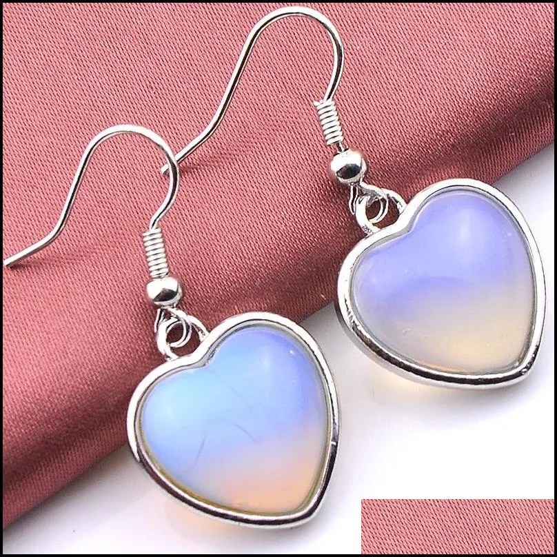 Ear Cuff Luckyshine Newest 2Pieces/Lot 925 Sier Plated Small And Exquisite Moonstone Glass Crystal Earring Jewelry Drop Delivery Jewel Dh1Ga