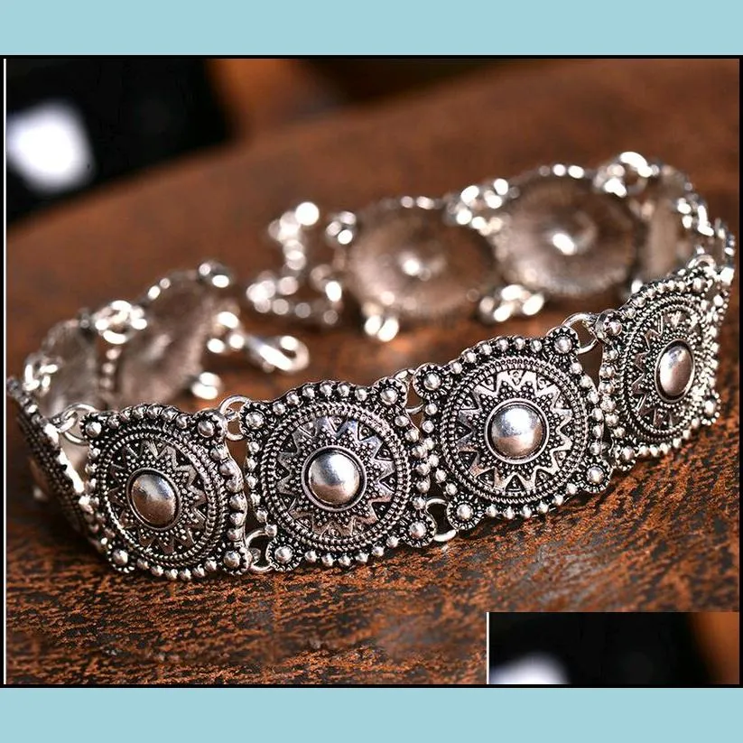 Chokers Fashion Jewelry Bohemian Choker Style Collar Necklaces For Women European Carve Patterns And Designs Torques China Wholesalers Dhlqa