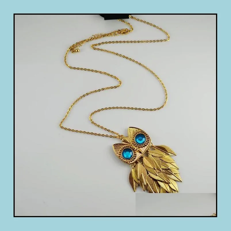 necklace pendants style vintage men women beautifully fashion accessories owl necklace chains necklaces