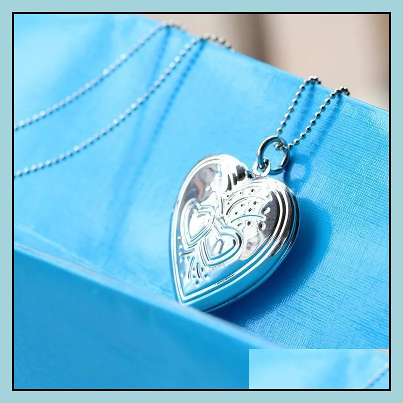 locket necklace p o frame memory locket beautifully pendant necklace pet cat dog paw footprint locket necklace