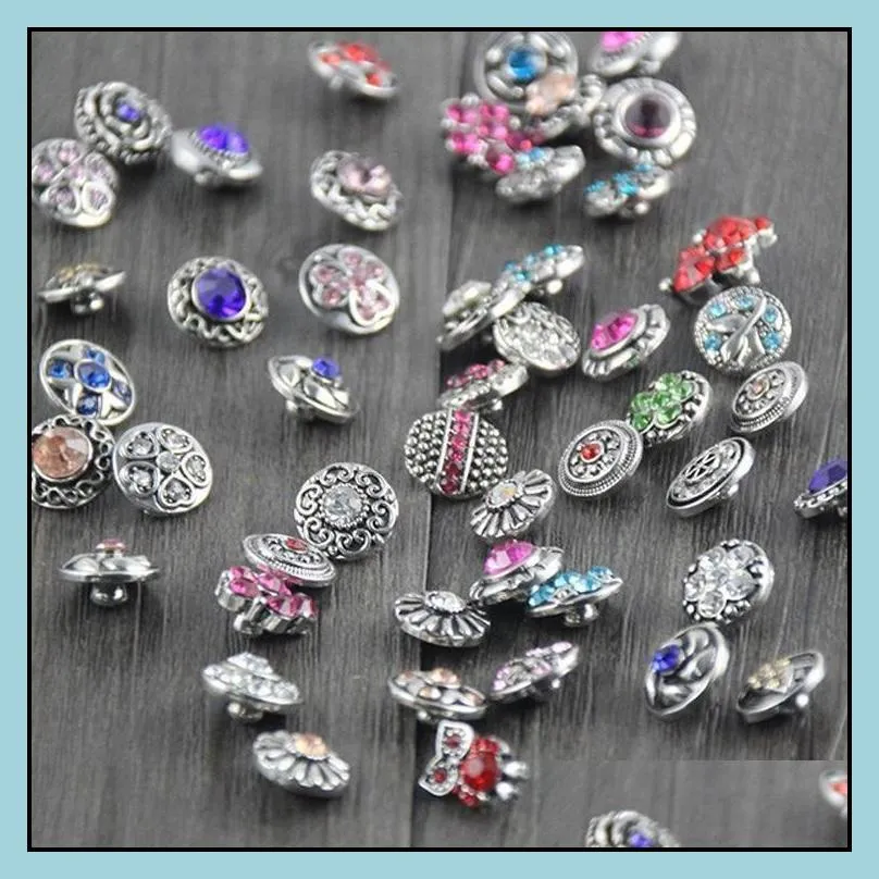 Charm Bracelets Snap Button 12Mm Jewelry Mix Buttons Fit Bracelet Bangles Necklaces Wholesale Bk Drop Delivery Jewelry Bracelets Dhrs2