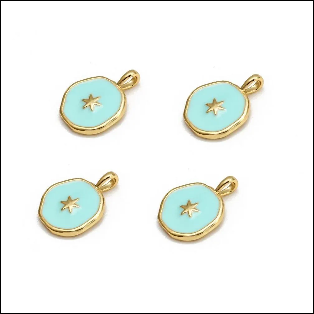 Charms Moon Star Heart Designer Charms For Jewelry Making Supplies Bohemia Colorf Cute Charm Pendants Diy Earrings Necklace Bracelet D Dhcnw