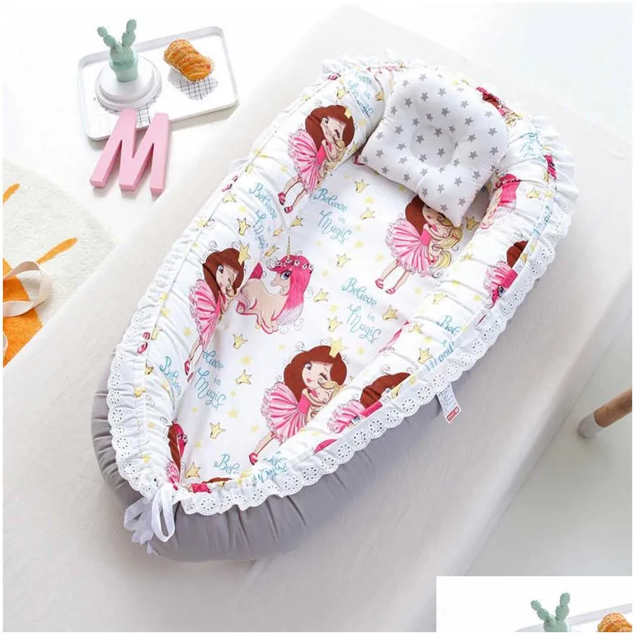 Playpen Travel Nest Portable Baby Bed Cradle Newborn Crib Fence Bed For Kids Baby Bassinet203c