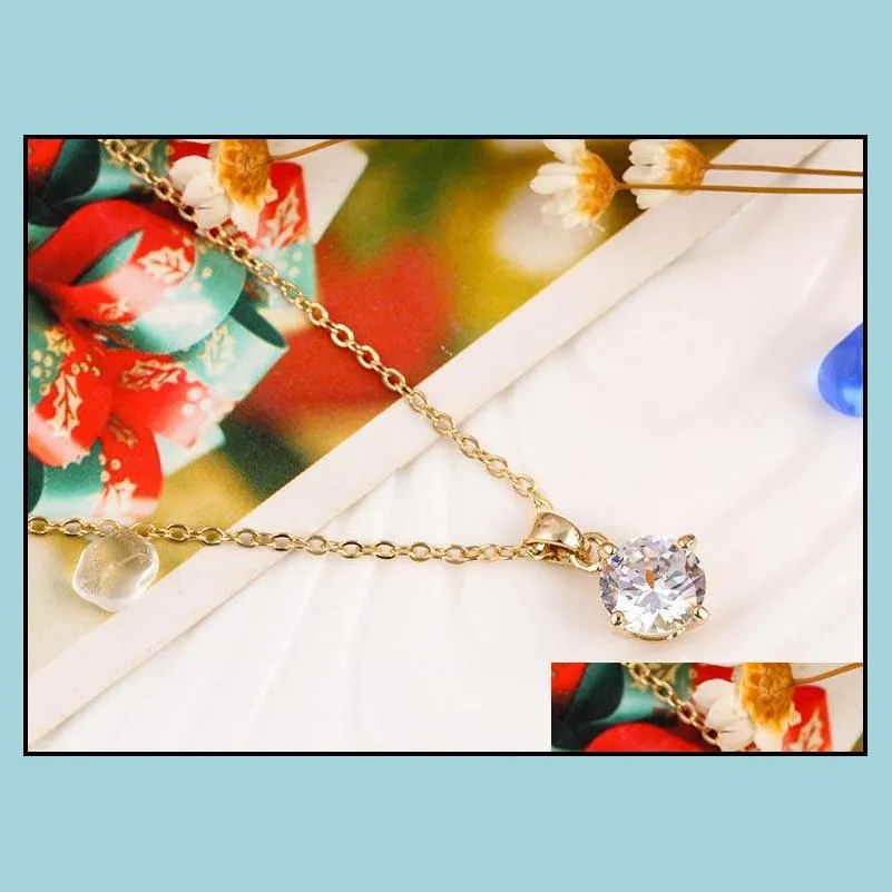 Pendant Necklaces Pendant Necklace Sier Gold Plated Locket Necklaces Diamond Gemstones Fashion Jewelry Drop Delivery Jewelry Necklaces Dhpot