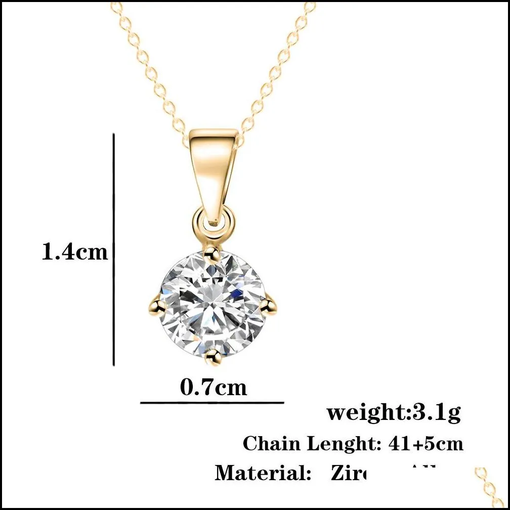 Pendant Necklaces Pendant Necklace Sier Gold Plated Locket Necklaces Diamond Gemstones Fashion Jewelry Drop Delivery Jewelry Necklaces Dhpot