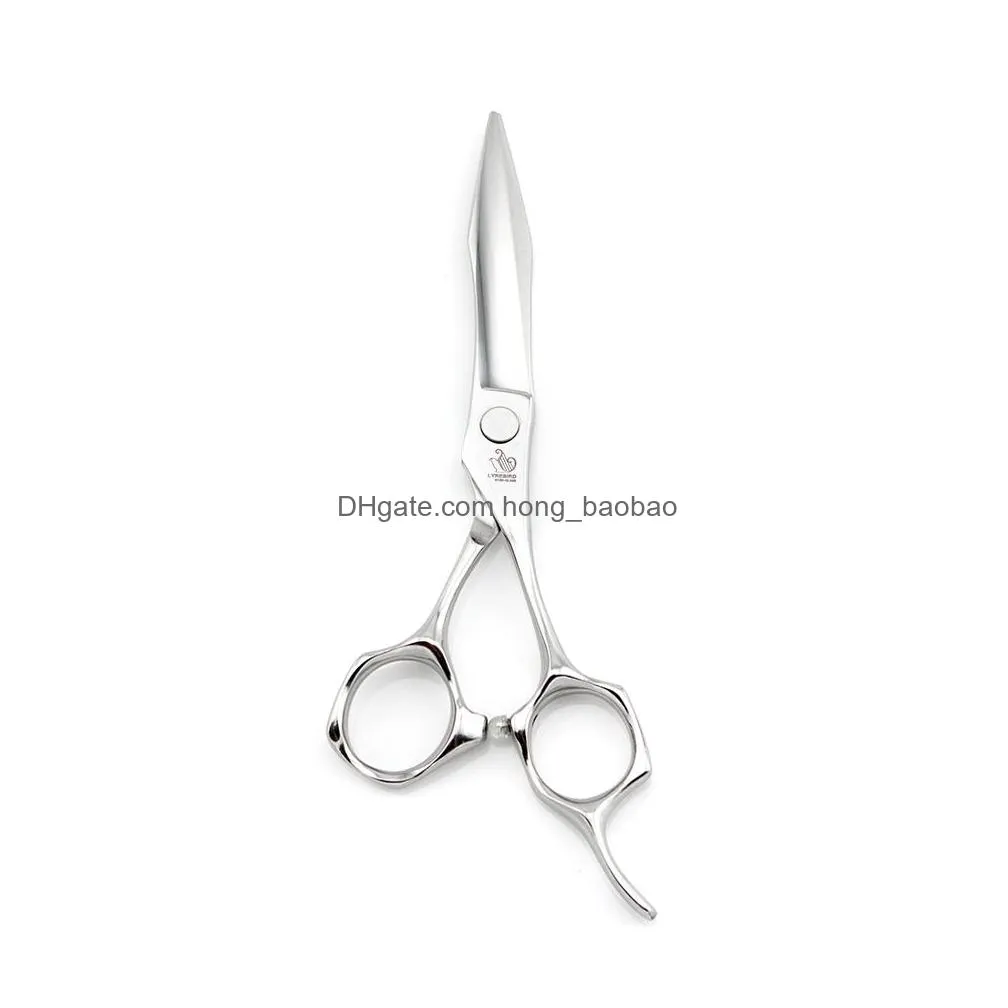 barber hair shears 6 inch japan 440c hair scissors hairdressing scissors bearing screw lyrebird high class 10pcs/lot 