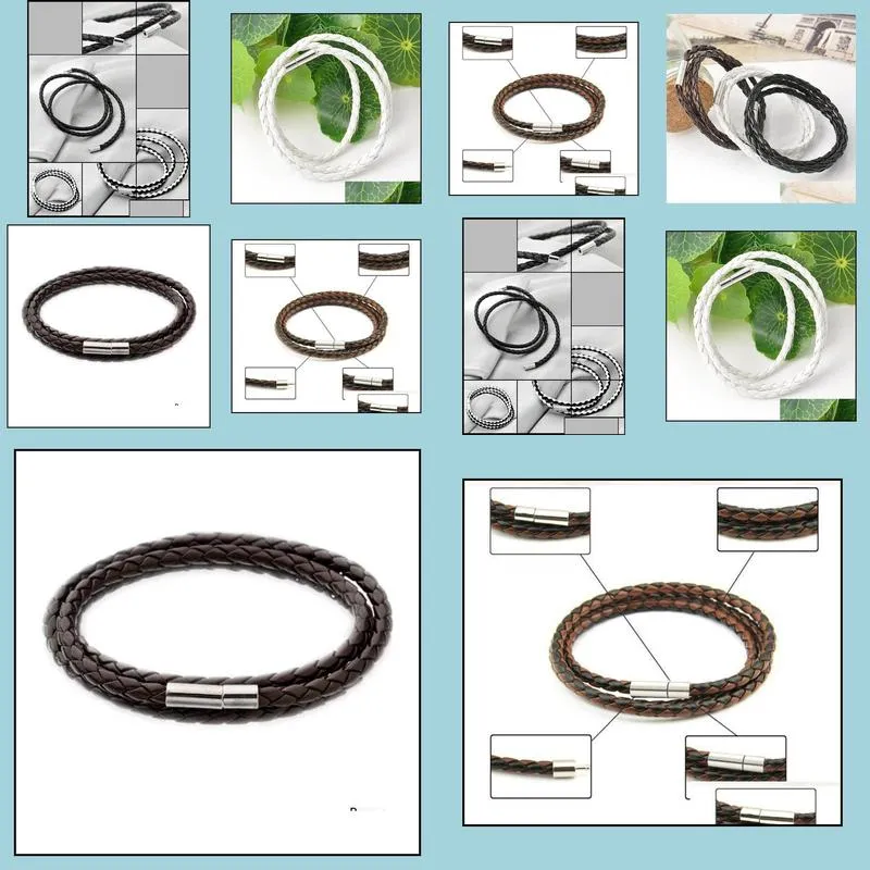 charm bracelets foreign trade men rope twist bracelet both men and women can wear leather infinity bracelets