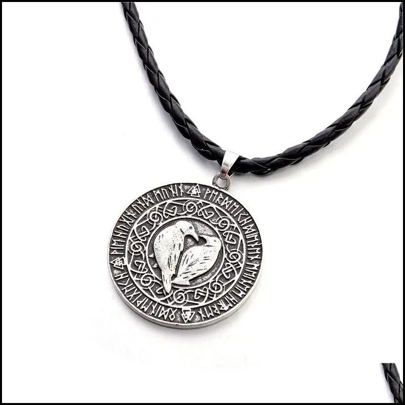 bird pendant necklace for women  beautifully necklace mythology jewelry talisman leather necklace