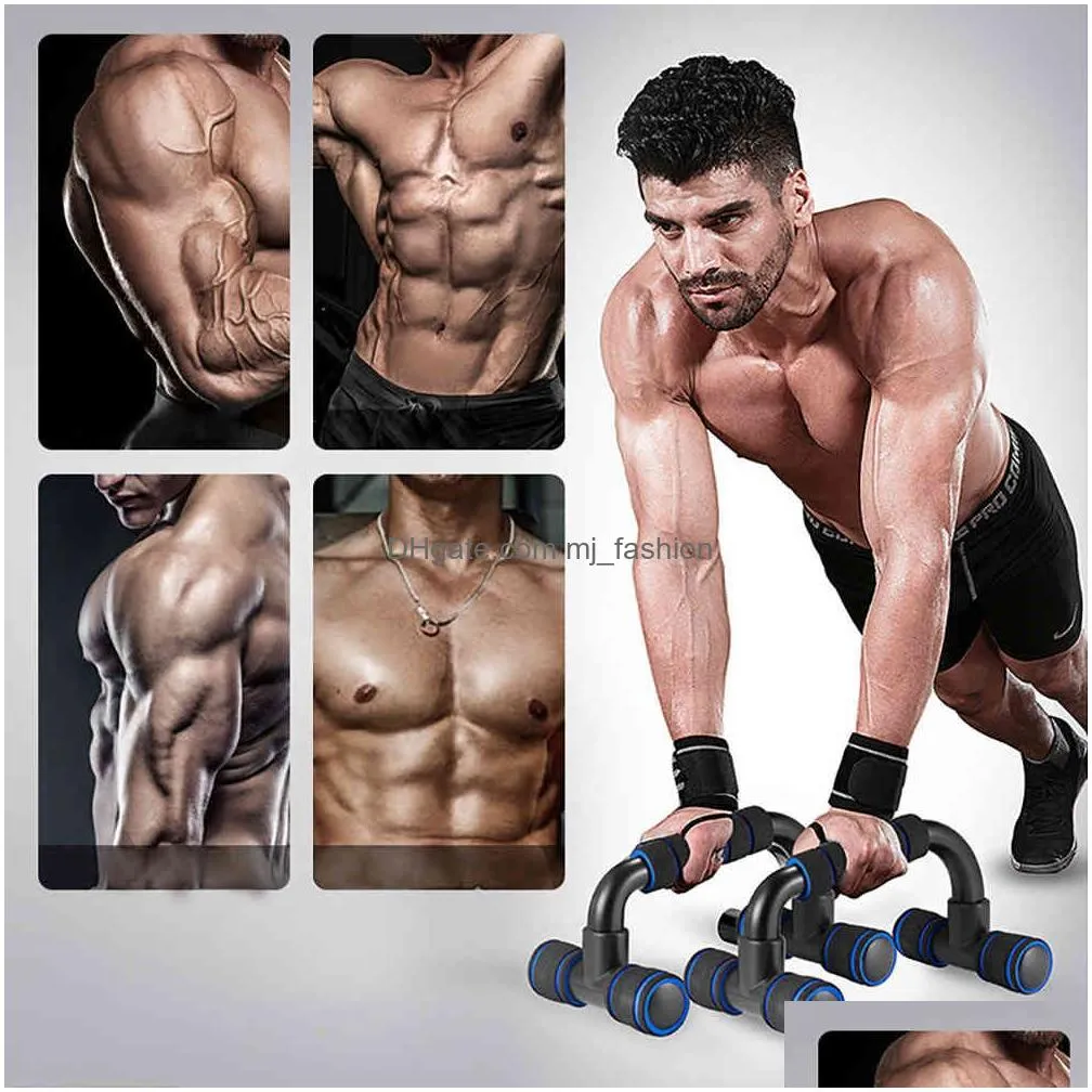 Push-Ups Stands Men Push Up Bracket Outdoor Fitness Equipment Power Rack Muscle Chest Expand Push-Ups Stands Body Building Drop Delive Dhvgj