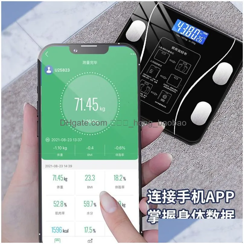 body weight scales smart bluetooth scale wholesale multifunction electronic household human health professional fat measurement 230606