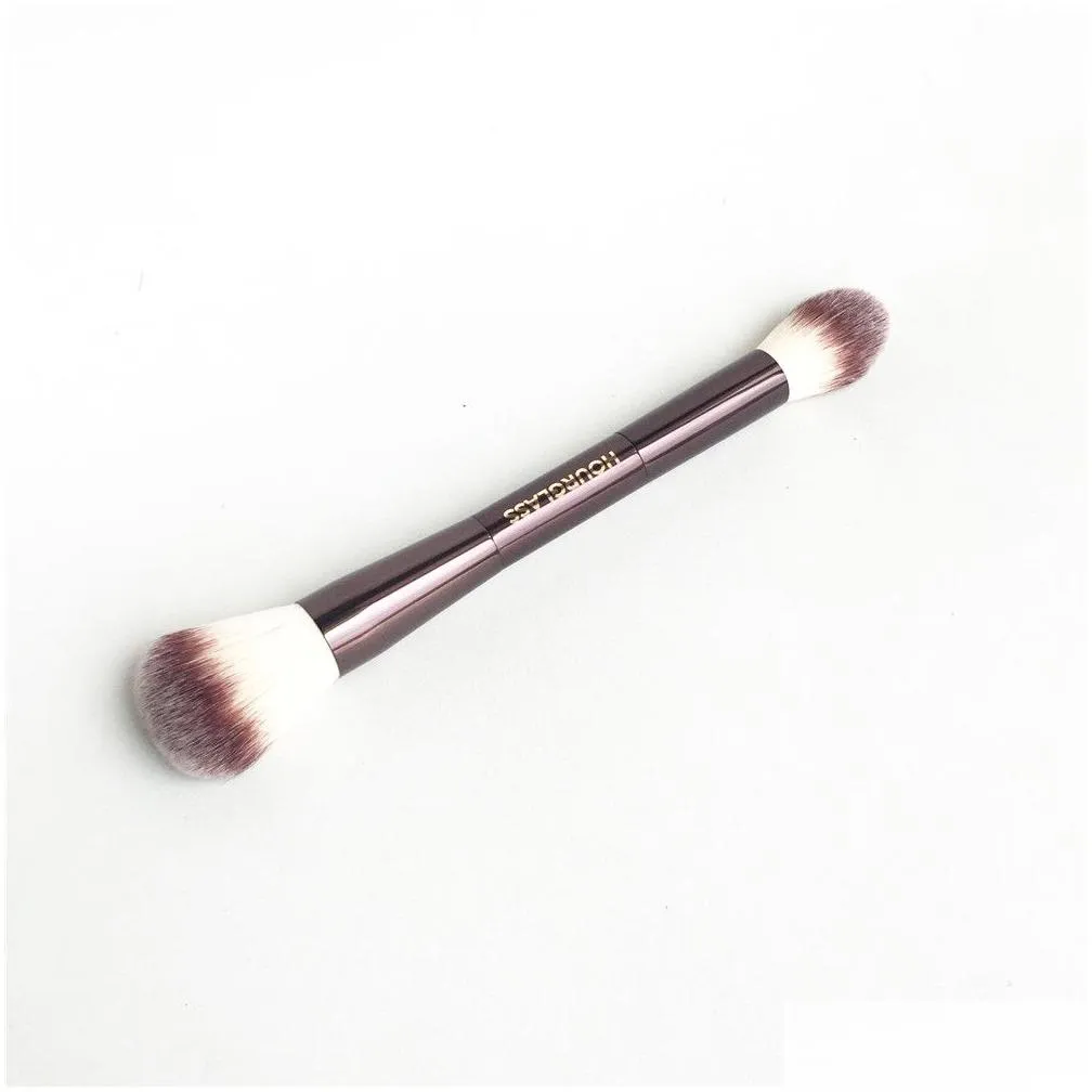 hg ambient lighting edit makeup brush dual-ended perfection powder highlighter blush bronzer cosmetics tools