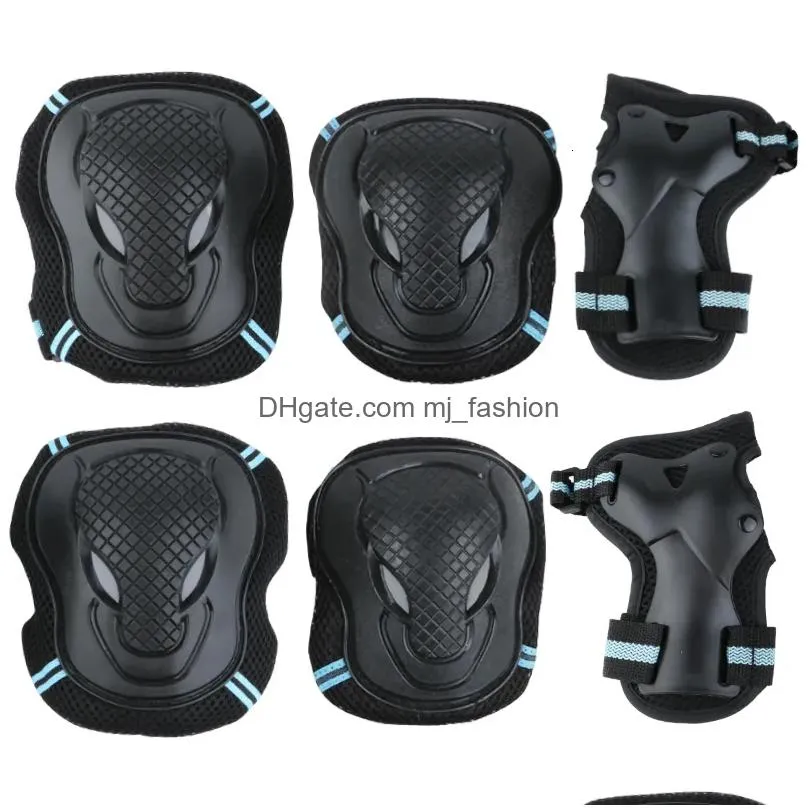 Skate Protective Gear Skate Protective Gear Skateboard Ice Roller Skating Elbow Hip Pads Wrist Safety Guard Cycling Riding Helmet Prot Dhg85