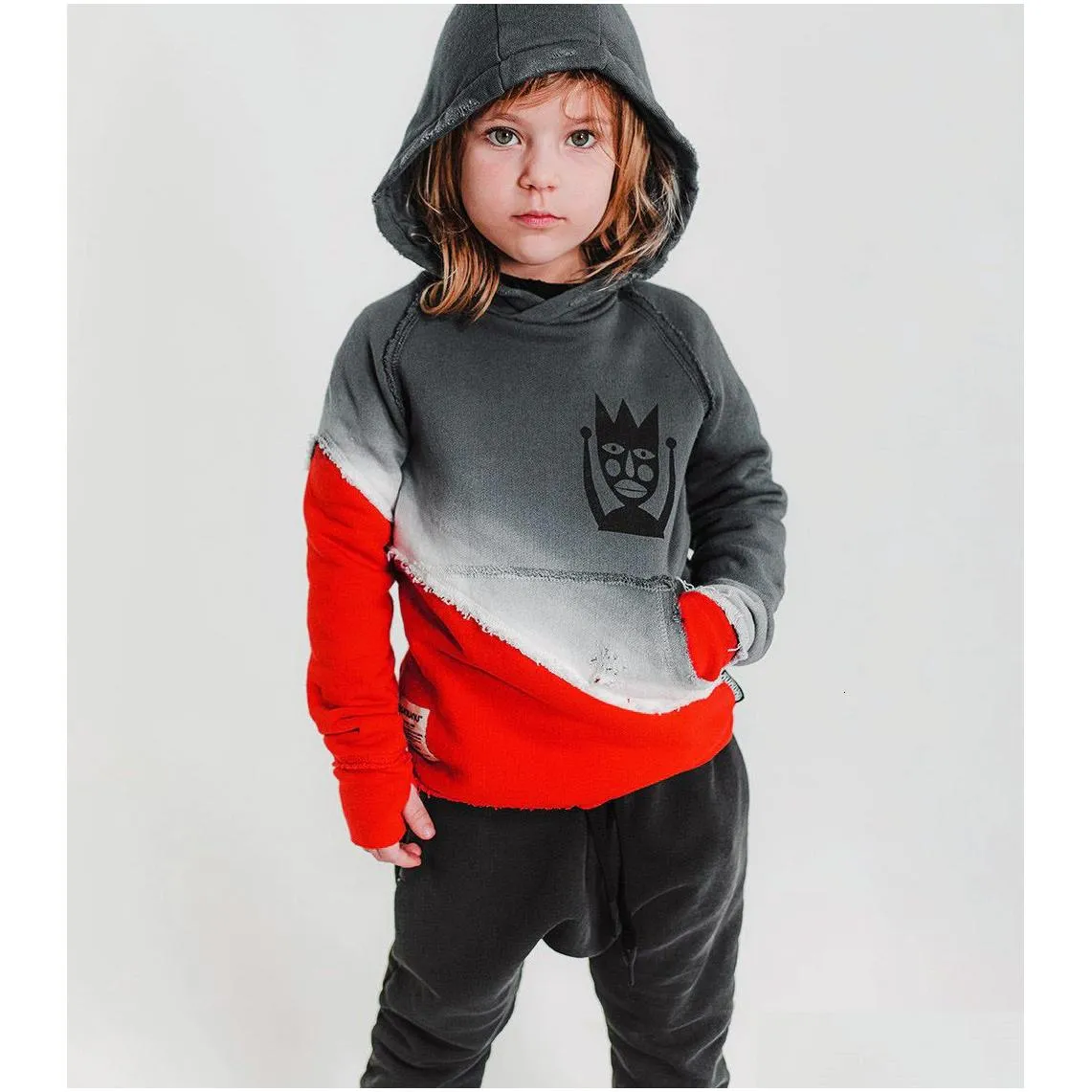 Clothing Sets Clothing Sets Nununu Children S Autumn And Winter Sweater Trousers 230411 Drop Delivery Baby, Kids Maternity Baby Kids C Dhwtt