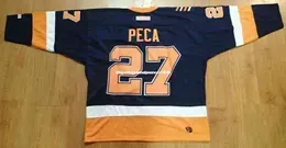 New Jerseys Ny Jersey Peca #27 Ccm Mens Personalized Stitching Jerseys Vintage Long Sleeves