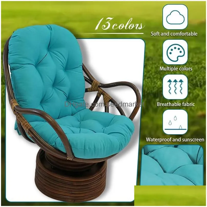 cushion decorative pillow swivel rocker cushion washable home furniture seat mat thicken pad chair modern outdoor decor floor310o