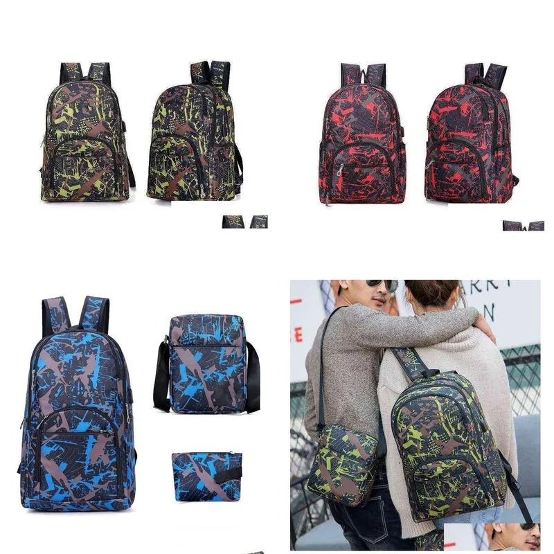 2025 TOP QUALITY out door outdoor bags camouflage travel backpack computer bag Oxford Brake chain middle school student bag many colors