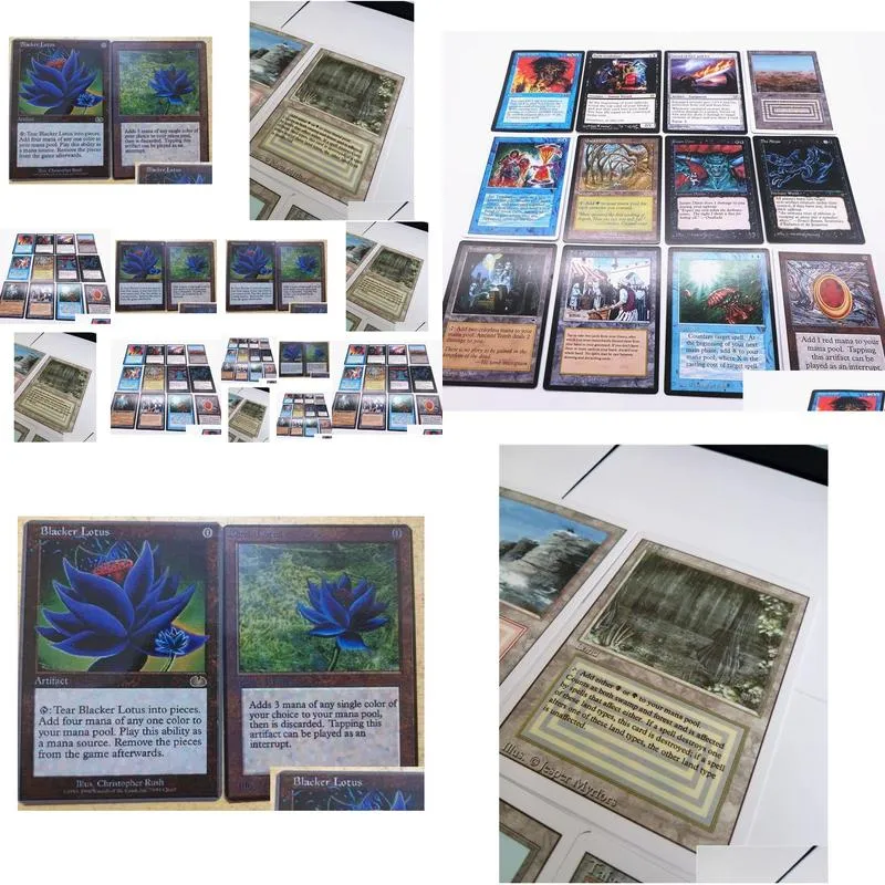 Card Games 126Pcs/Lot Magic Game Diy Cards Of English Version Matte Board Games Collection Custom Tcg Classics Drop Delivery Toys Gift Dhsc0