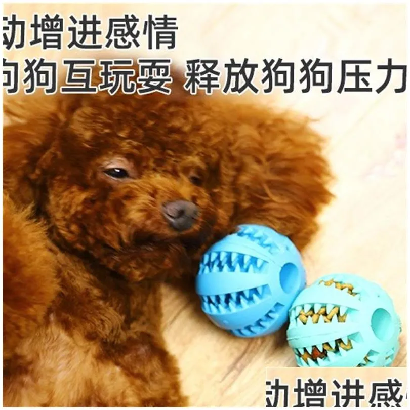 Dog Toys & Chews Pet Toys Rubber Elastic Watermelon Ball Dog Gnawing Molar Supplies 682 R2 Drop Delivery Home Garden Pet Supplies Dog Dhtem