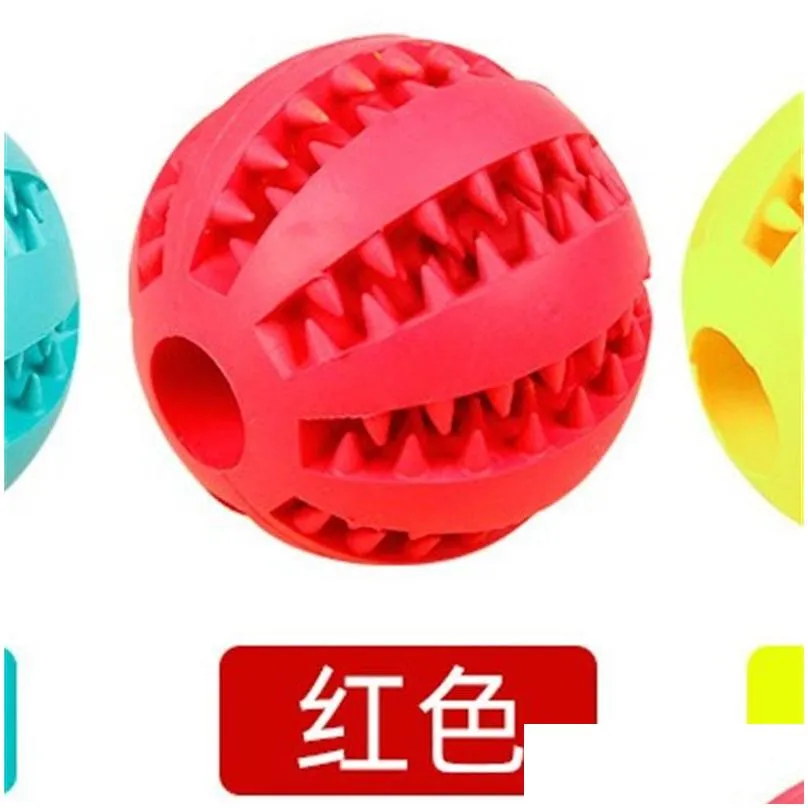 Dog Toys & Chews Pet Toys Rubber Elastic Watermelon Ball Dog Gnawing Molar Supplies 682 R2 Drop Delivery Home Garden Pet Supplies Dog Dhtem