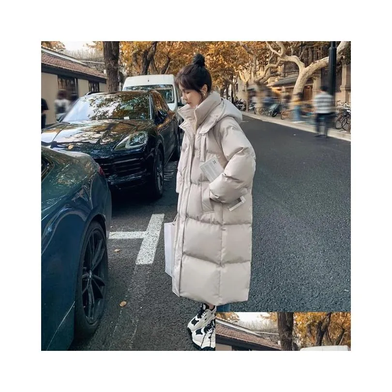 Women`S Down & Parkas Womens Down Parkas Coats Longstyle Cotton Dress Korean Version Large Size Fashion Jackets Winter Heat Parka Femi Dhlxx