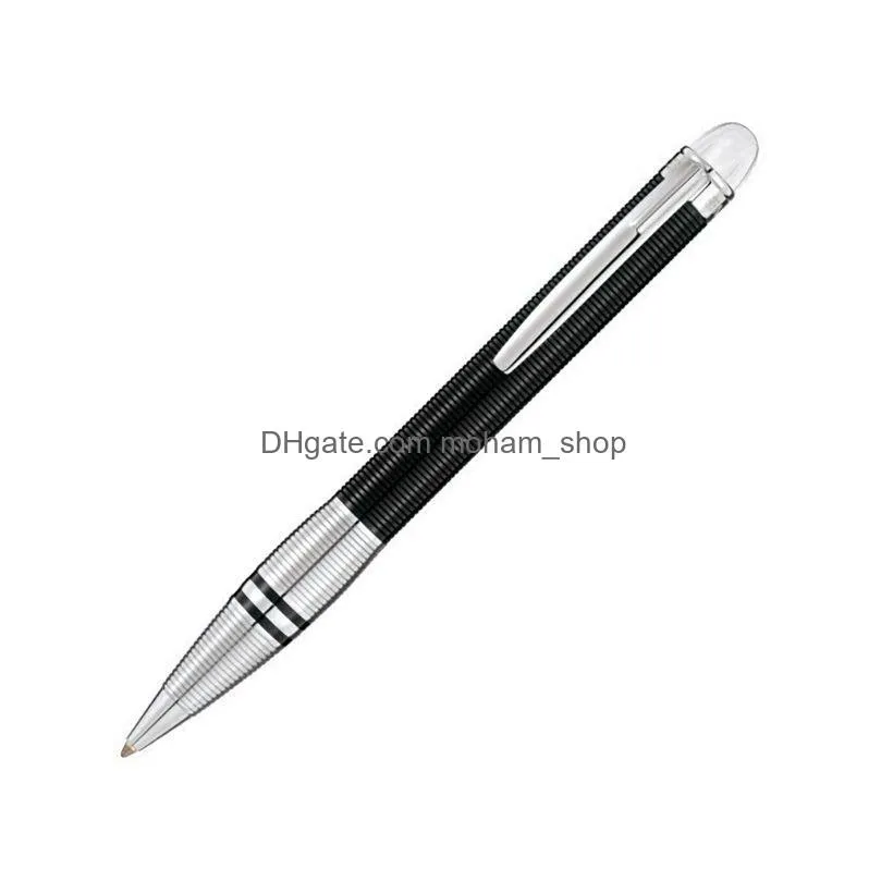 wholesale 5a and number top black pen gel crystal series circle cove m rollerball ball with roller silver on guxgs