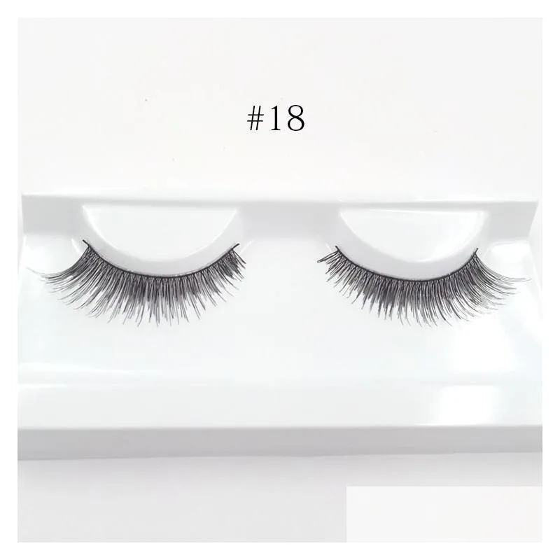 hb false eyelashes 20styles eyelash extensions handmade thick natural fake lashes voluminous fake eyelashes for eye lashes makeup drop