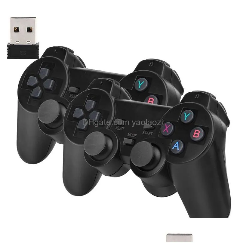 x2 plus game stick 4k nostalgic host 3d retro video game console 2.4g wireless controllers hd 4.5 system built-in 41000 games 40