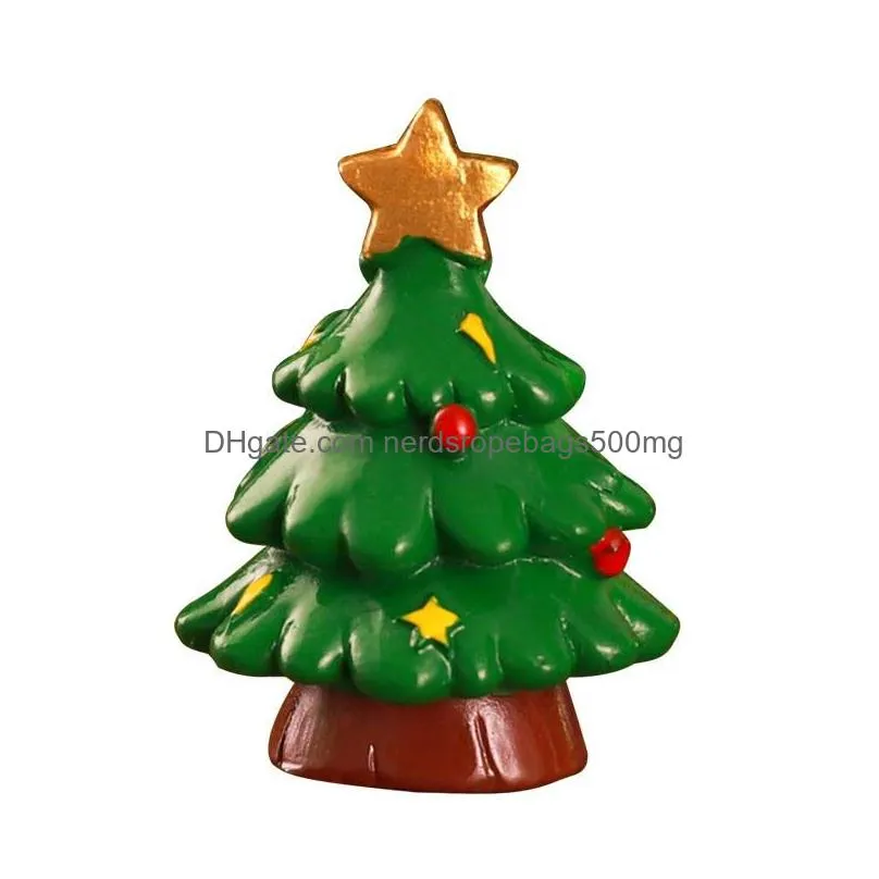 Christmas Decorations Creative Resin Christmas Decorations Ornaments Home Childrens Room Desktop Small Santa Claus Gift Drop Delivery Dhsn2