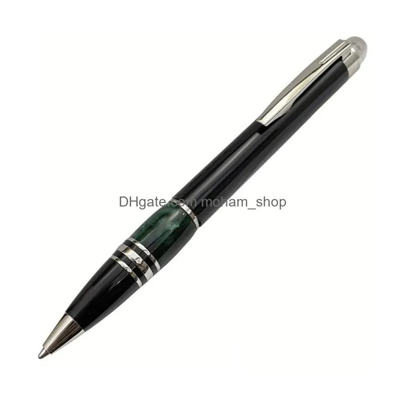 wholesale 5a and number top black pen gel crystal series circle cove m rollerball ball with roller silver on guxgs